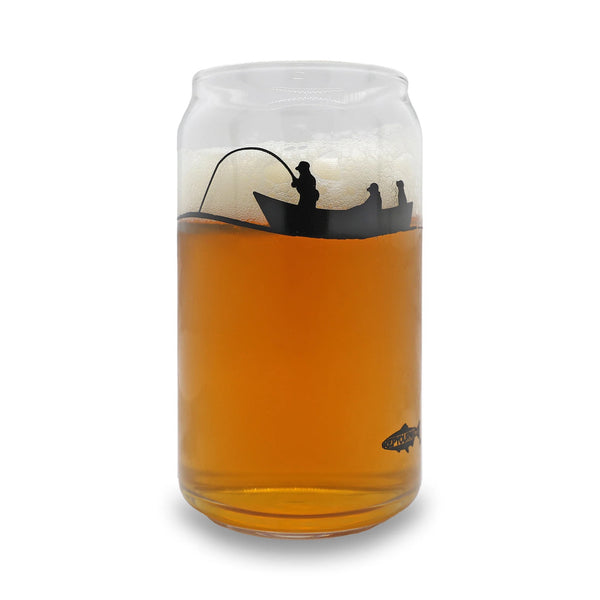 Rep Your Water Shallow Water Drifter Beer Can Glass