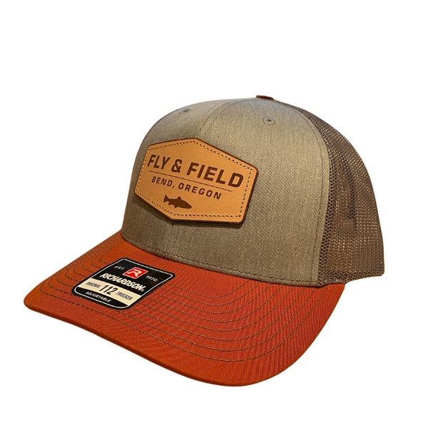 Fly and Field Fish and Fly Leather Patch Hat - Bend