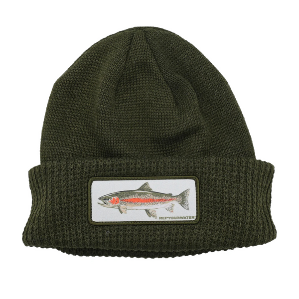 Rep Your Water Coldwater Rainbow Knit Hat